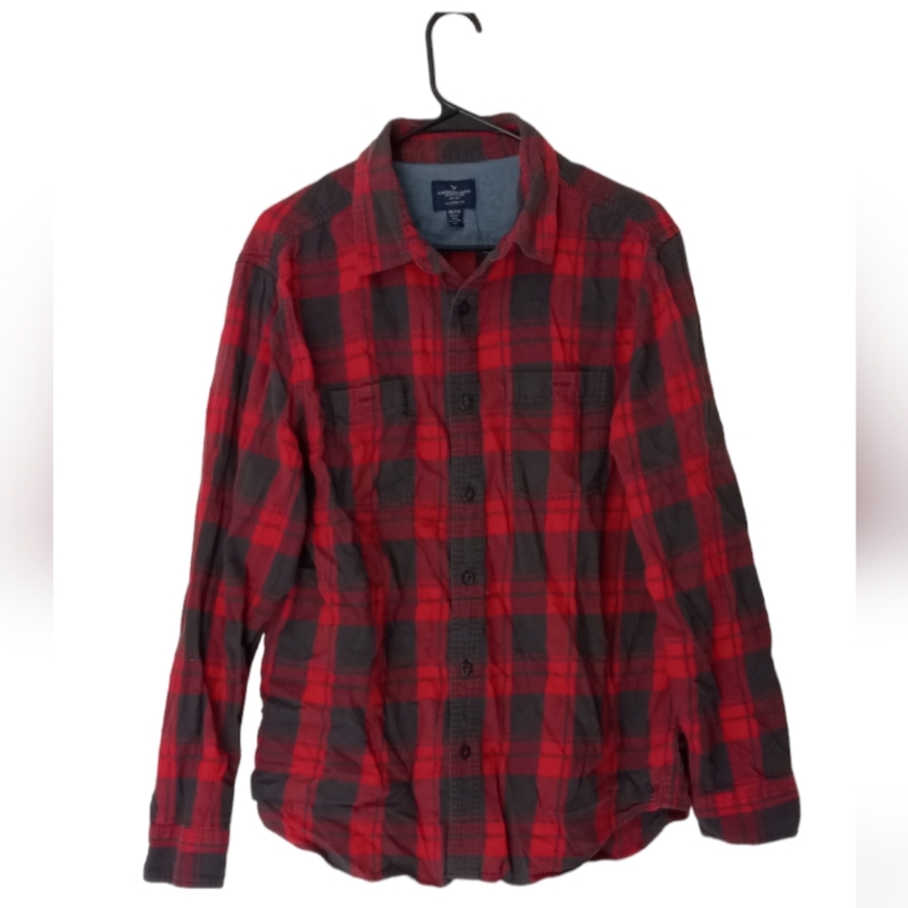 Vintage American Eagle XL Plaid Checkered Flannel